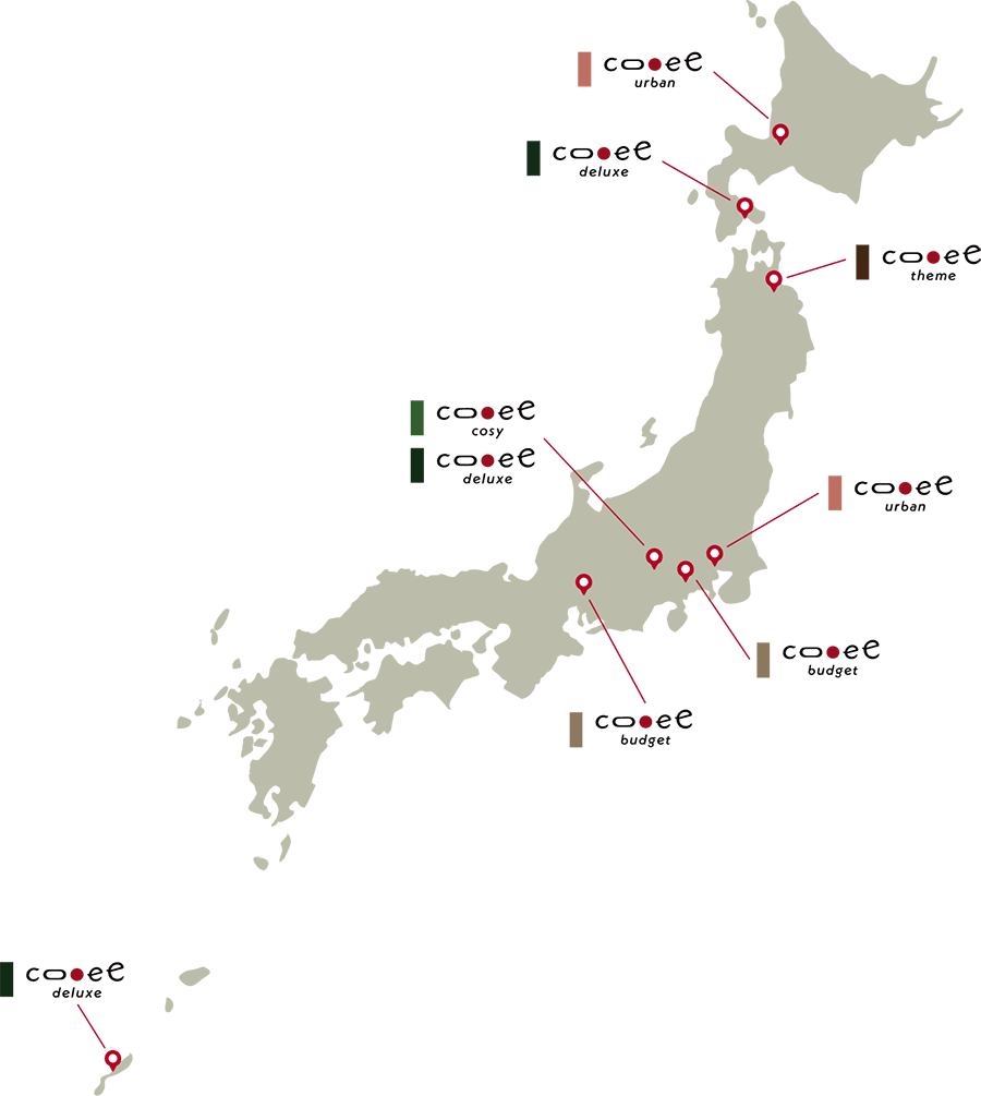 日本全国の施設マップ